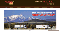 Desktop Screenshot of mustangfreight.com